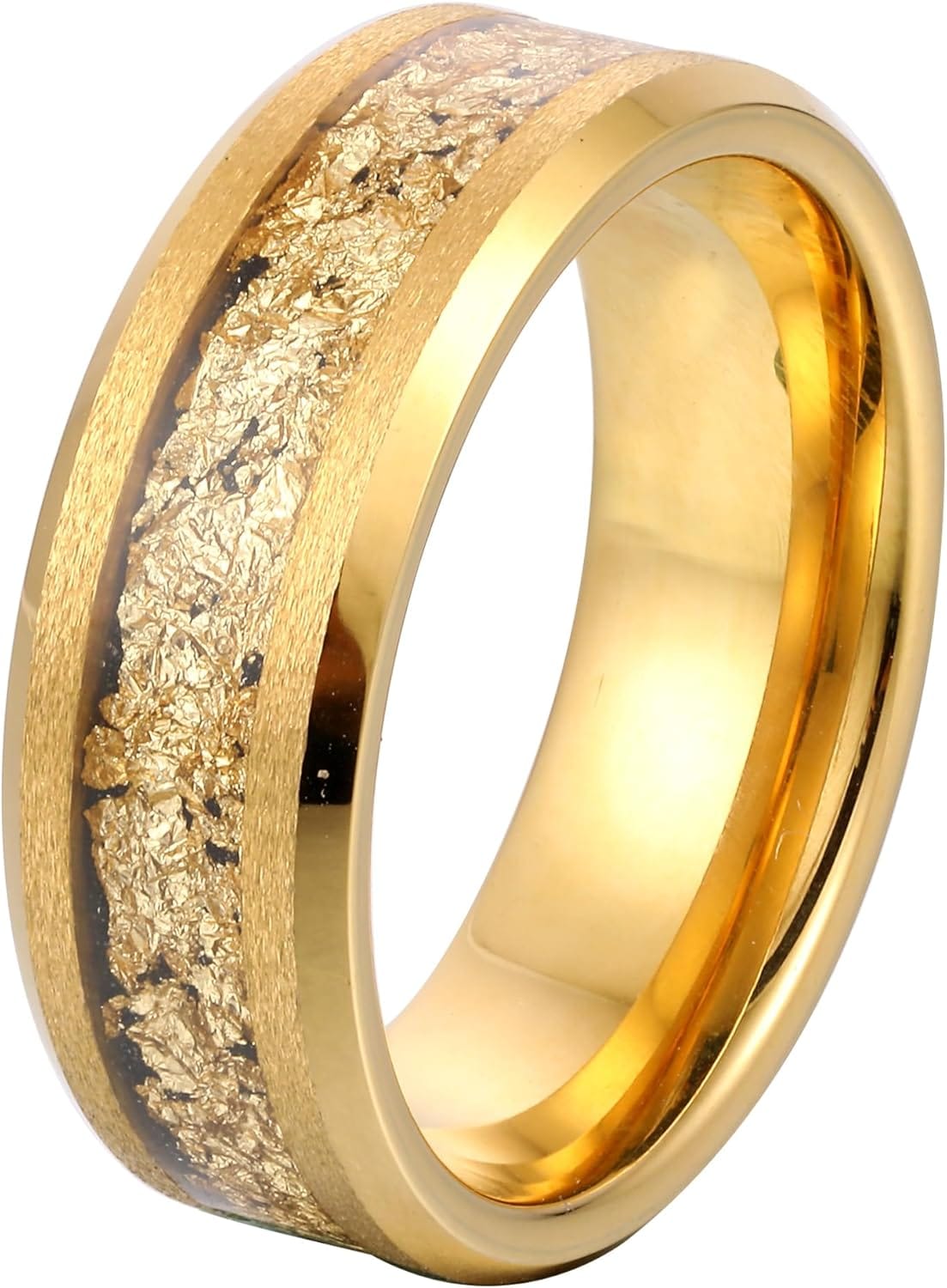 Silver Tungsten Rings
